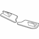 GM 15194837 Sunshade, Passenger Side