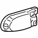 GM 10322201 Handle, Outside, Black, Front Driver Side GM 10322201 Handle, Outside, Black, Front Driver Side