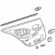 GM 25764643 Trim Panel Assembly, Gray, Rear Driver Side