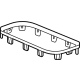 GM 85131866 Trim Ring, Silver, Front