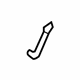 GM 22702793 Recline Lever, Front Driver Side