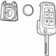 GM 13531358 Key GM 13531358 Key
