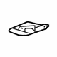 GM 15830965 Upper Track Lower Support, Rear GM 15830965 Upper Track Lower Support, Rear