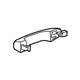 GM 84462077 Handle, Outside, Black, Front GM 84462077 Handle, Outside, Black, Front