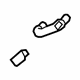 GM 15803340 Grip Handle, Titanium, Passenger Side
