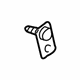 GM 23442415 Rear Body Panel Stud Plate GM 23442415 Rear Body Panel Stud Plate