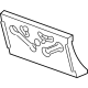 GM 84461480 License Bracket, Front GM 84461480 License Bracket, Front