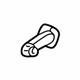 GM 15658581 Handle, Inside, Driver Side