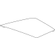GM 85722165 Applique Assembly-Body Side Upper Rear *Service Primer
