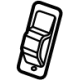 GM 23198821 Latch Cover, Black GM 23198821 Latch Cover, Black