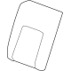 GM 42848636 Cover, Rear Seat Back, Black GM 42848636 Cover, Rear Seat Back, Black