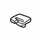 GM 88972272 Lap Belt Assembly Cover GM 88972272 Lap Belt Assembly Cover