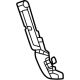 GM 87813763 Bracket, Fuel Door & Body Side, Rear GM 87813763 Bracket, Fuel Door & Body Side, Rear