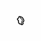 GM 12473324 Knob, Oak