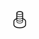 GM 20979347 Lower Gate Trim Retainer Screw, Rear GM 20979347 Lower Gate Trim Retainer Screw, Rear