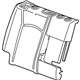 GM 22976874 Seat Back Cover, Black, Rear GM 22976874 Seat Back Cover, Black, Rear