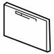 GM 84616178 Cup Holder Lid, Black