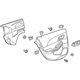GM 23341296 Door Trim Panel, Titanium, Rear Passenger Side