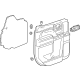 GM 85614519 Door Trim Panel, Jet Black, Rear Driver Side GM 85614519 Door Trim Panel, Jet Black, Rear Driver Side