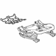 GM 42524486 Cushion Frame, Front GM 42524486 Cushion Frame, Front