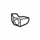 GM 23273166 Front Camera Bezel, Rear GM 23273166 Front Camera Bezel, Rear