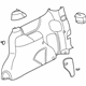 GM 15841671 Side Trim Panel, Passenger Side GM 15841671 Side Trim Panel, Passenger Side