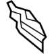 GM 13465814 Tail Lamp Pocket, Driver Side