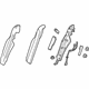 GM 84128602 Bolster, Black, Rear GM 84128602 Bolster, Black, Rear