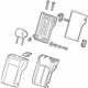 GM 42733952 Seat Back Assembly, Titanium, Rear GM 42733952 Seat Back Assembly, Titanium, Rear