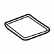 GM 23133395 Door Bezel, Black, Front GM 23133395 Door Bezel, Black, Front