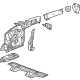 GM 60004653 Lower Rail Assembly, Rear Passenger Side GM 60004653 Lower Rail Assembly, Rear Passenger Side