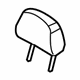 GM 13115087 Headrest, Black, Front