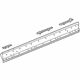 GM 84296142 Rocker Reinforcement, Driver Side GM 84296142 Rocker Reinforcement, Driver Side