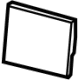 GM 84371234 Access Cover, Black GM 84371234 Access Cover, Black