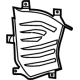 GM 84834014 Air Duct, Black, Driver Side GM 84834014 Air Duct, Black, Driver Side