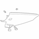 GM 22765417 Upper Quarter Trim, Driver Side