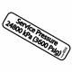 GM 22965003 Info Label GM 22965003 Info Label