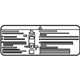 GM 23430790 Battery Label GM 23430790 Battery Label
