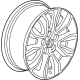 GM 60006517 Wheel, Alloy, Rear