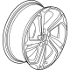 GM 60006518 Wheel, Alloy, Rear GM 60006518 Wheel, Alloy, Rear