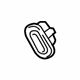 GM 23117502 Coat Hook, Black GM 23117502 Coat Hook, Black