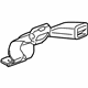 GM 84583952 Outer Buckle, Black, Rear Driver Side