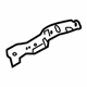 GM 20867112 Grip Handle Front Bracket, Driver Side GM 20867112 Grip Handle Front Bracket, Driver Side