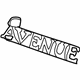 GM 25641038 Nameplate, Rear