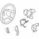 GM 25807088 Steering Wheel, Titanium