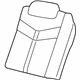 GM 92291989 Seat Back Cover GM 92291989 Seat Back Cover