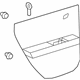 GM 23363808 Door Trim Panel, Black, Rear Passenger Side GM 23363808 Door Trim Panel, Black, Rear Passenger Side