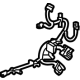 GM 85077631 Harness Assembly-Rear Side Door Door Wiring