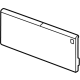 GM 42825713 Door, Rear Quarter Trim, Jet Black GM 42825713 Door, Rear Quarter Trim, Jet Black