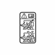 GM 85627202 Label-Pick Up Box Auxiliary End Gate & Trailer Hitch Warning GM 85627202 Label-Pick Up Box Auxiliary End Gate & Trailer Hitch Warning